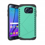 Wholesale Galaxy S7 Edge Strong Shield Hybrid Case (Green)